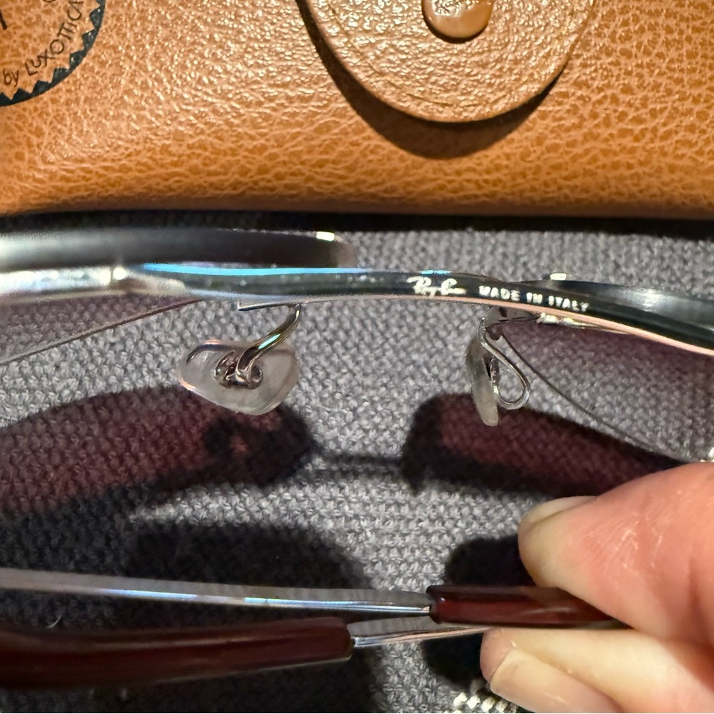 Ray-Ban Brown Aviator Sunglasses - Picture 7 of 10